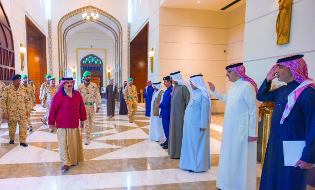 <p>His Majesty King Hamad, the Supreme Commander of the Armed Forces, yesterday attended the conclusion of the national virtual exercise, &lsquo;Azm Al Watan 1&rsquo; at the headquarters of the Supreme Defence Council General Secretariat.</p>
<p>The exercise was led by the Royal Guard of the Bahrain Defence Force. His Royal Highness Prince Salman bin Hamad Al Khalifa, Crown Prince, Deputy Supreme Commander of the Armed Forces and Prime Minister, followed the exercise via video conference.</p>
<p>Following this, the King held a remote meeting with HRH the Crown Prince and Prime Minister and senior officials involved in the exercise, where he was briefed on the exercise and the efforts undertaken to ensure its success.</p>
<p>The King thanked the participants for their dedication in successfully completing the national exercise.</p>